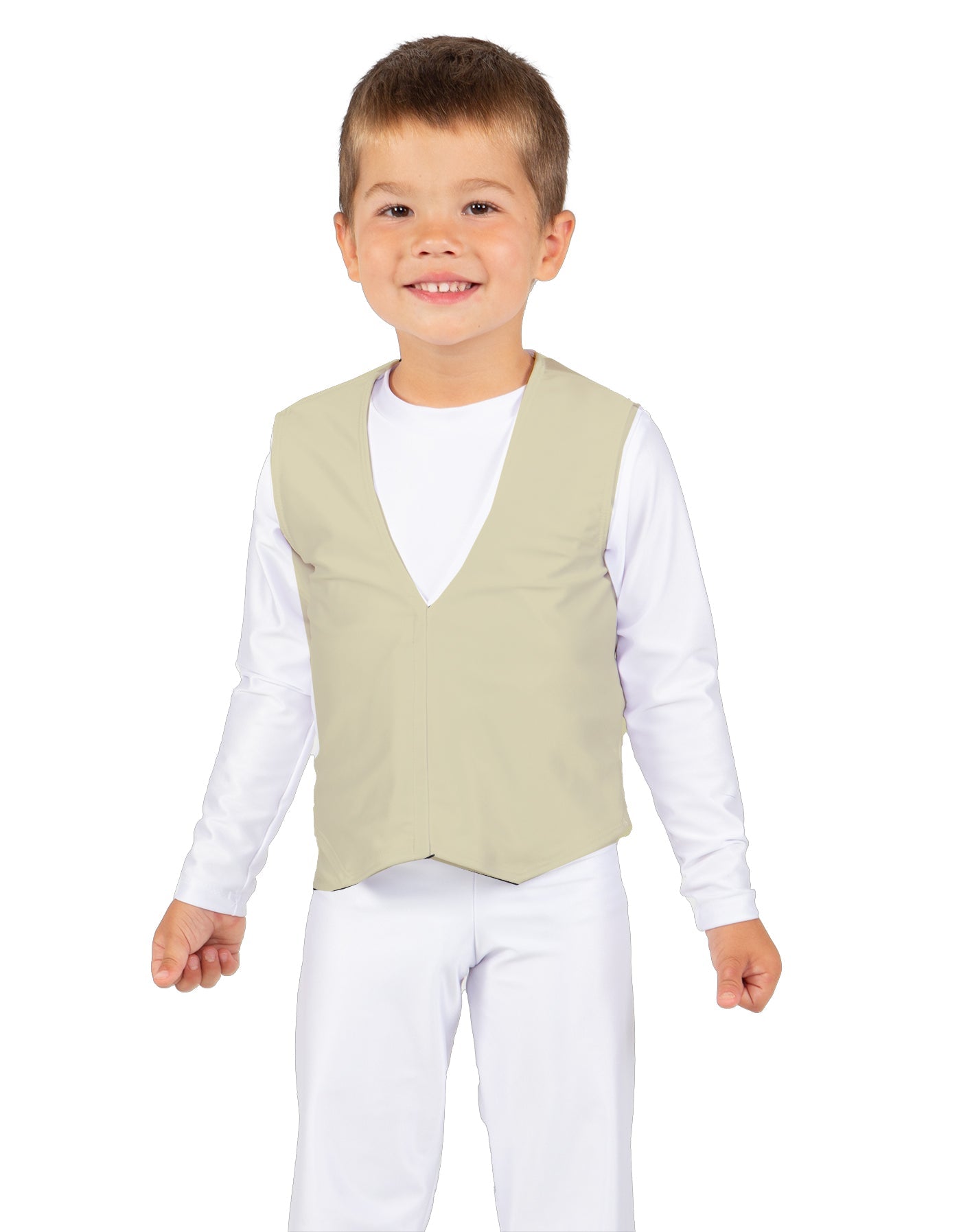 Solid Lycra Boys Vest