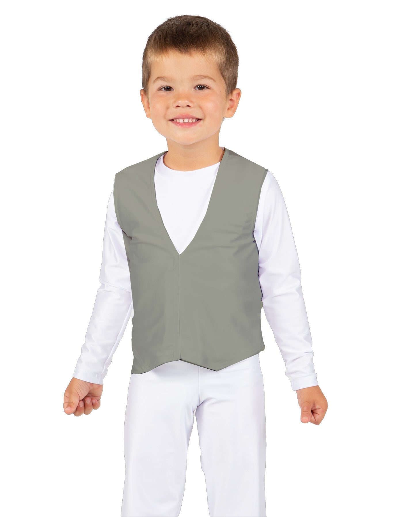 Solid Lycra Boys Vest
