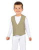 Solid Lycra Boys Vest