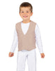 Solid Lycra Boys Vest
