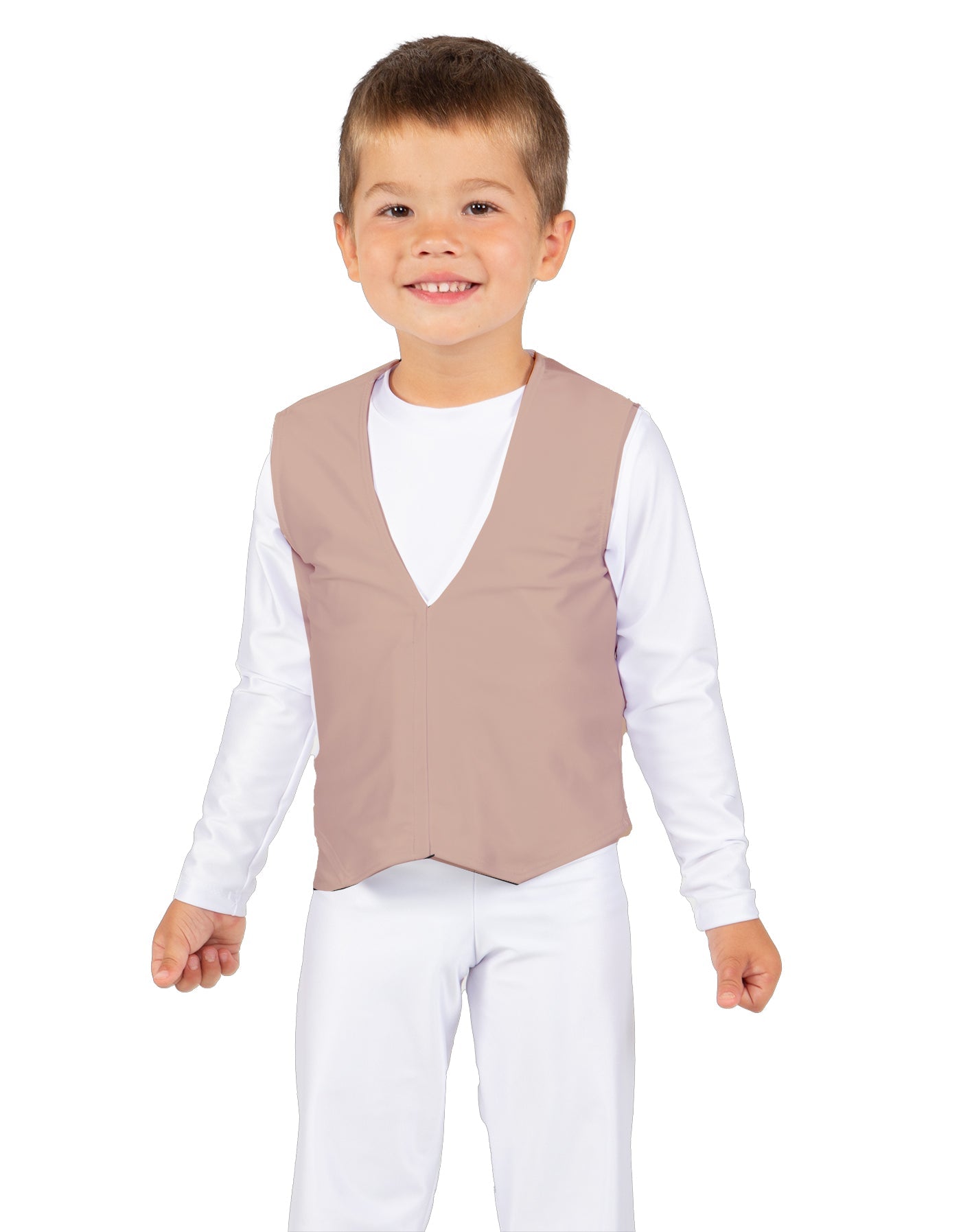 Solid Lycra Boys Vest