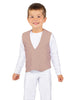 Solid Lycra Boys Vest