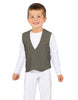 Solid Lycra Boys Vest