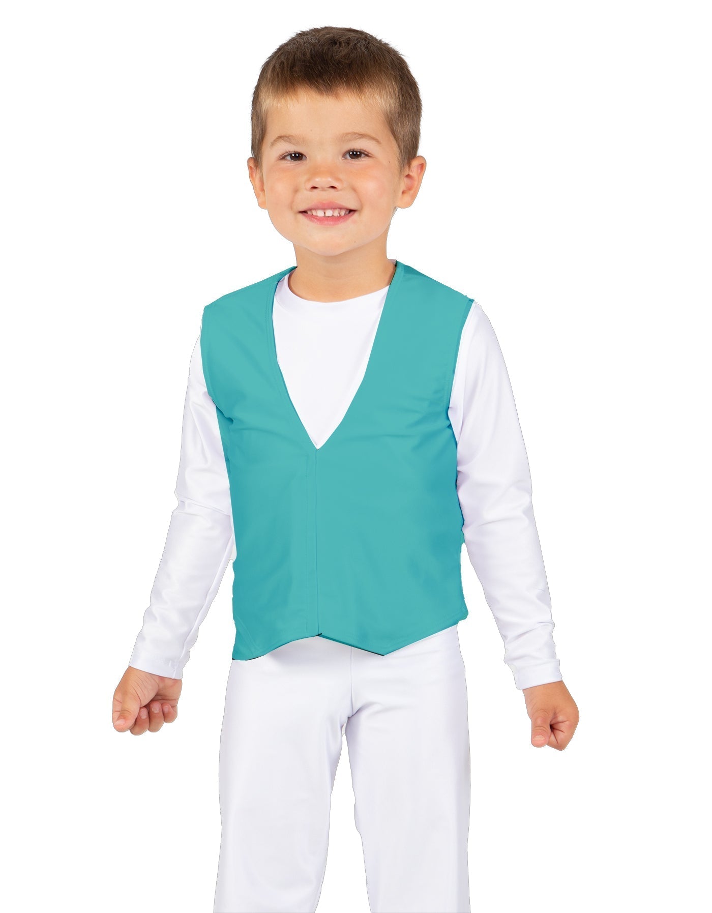 Solid Lycra Boys Vest