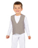 Solid Lycra Boys Vest