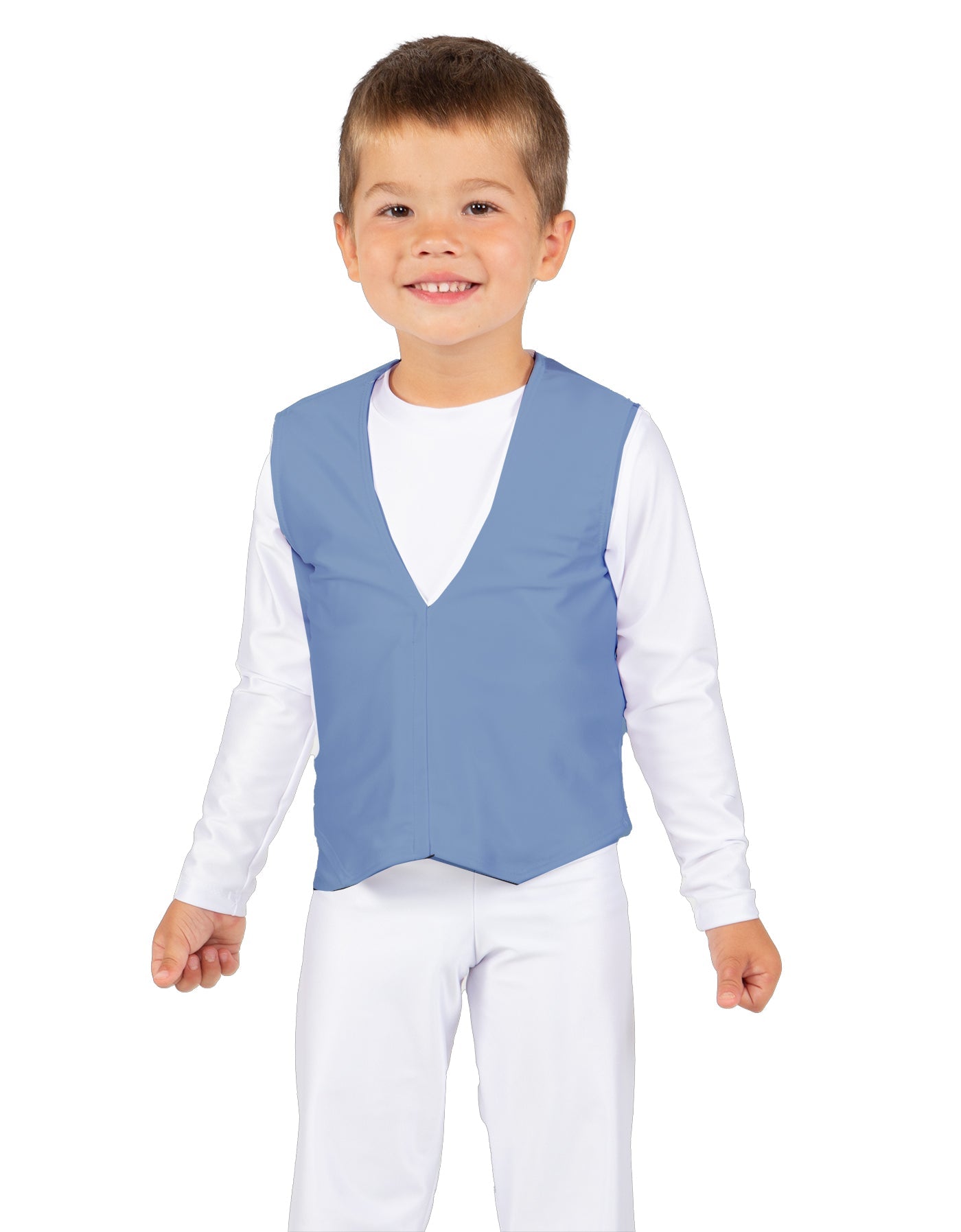 Solid Lycra Boys Vest