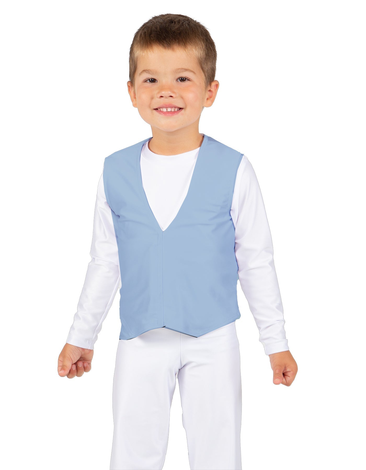 Solid Lycra Boys Vest
