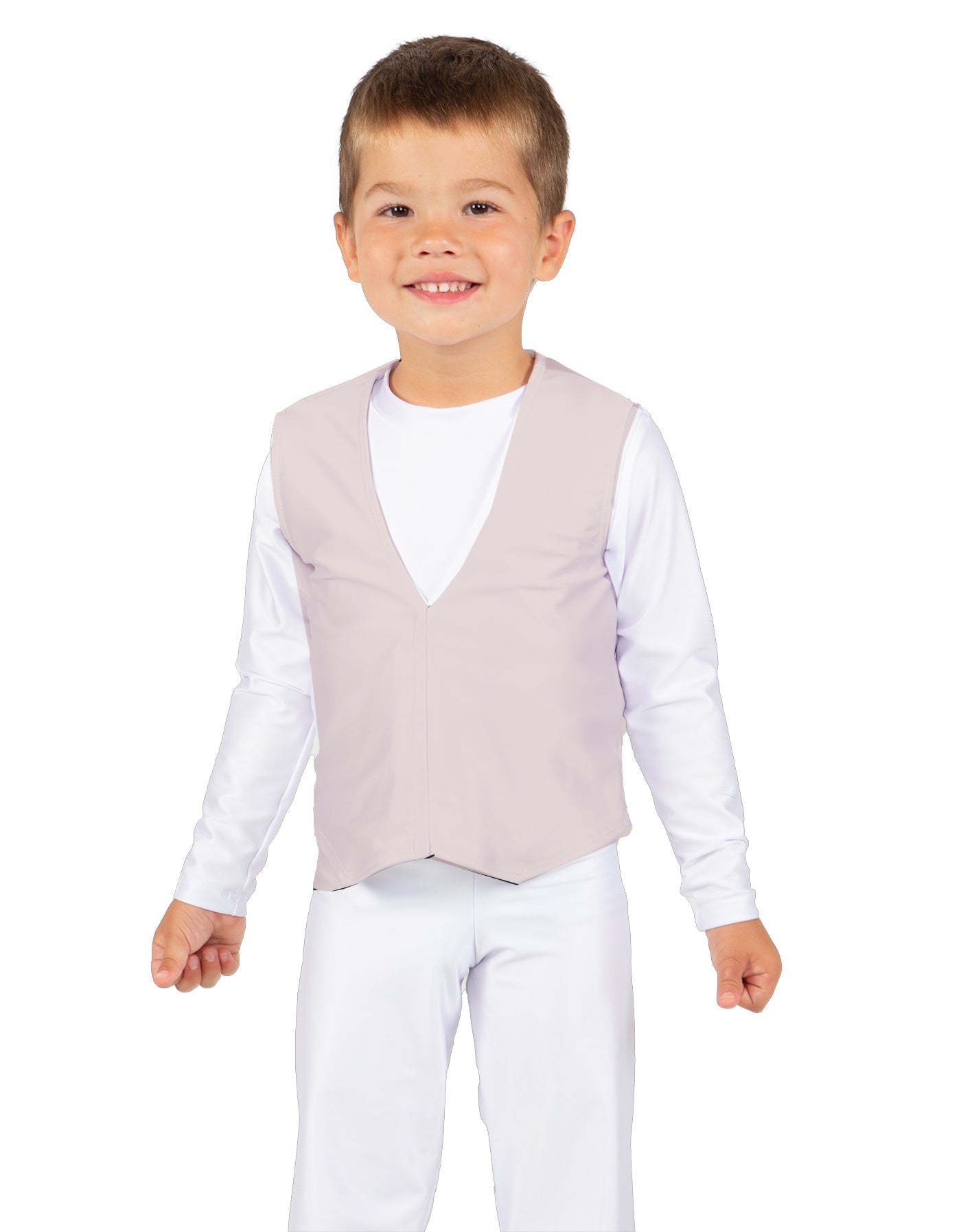 Solid Lycra Boys Vest