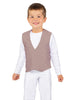 Solid Lycra Boys Vest