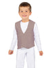 Solid Lycra Boys Vest