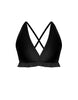 Solid Lycra V Bra with Ruffles