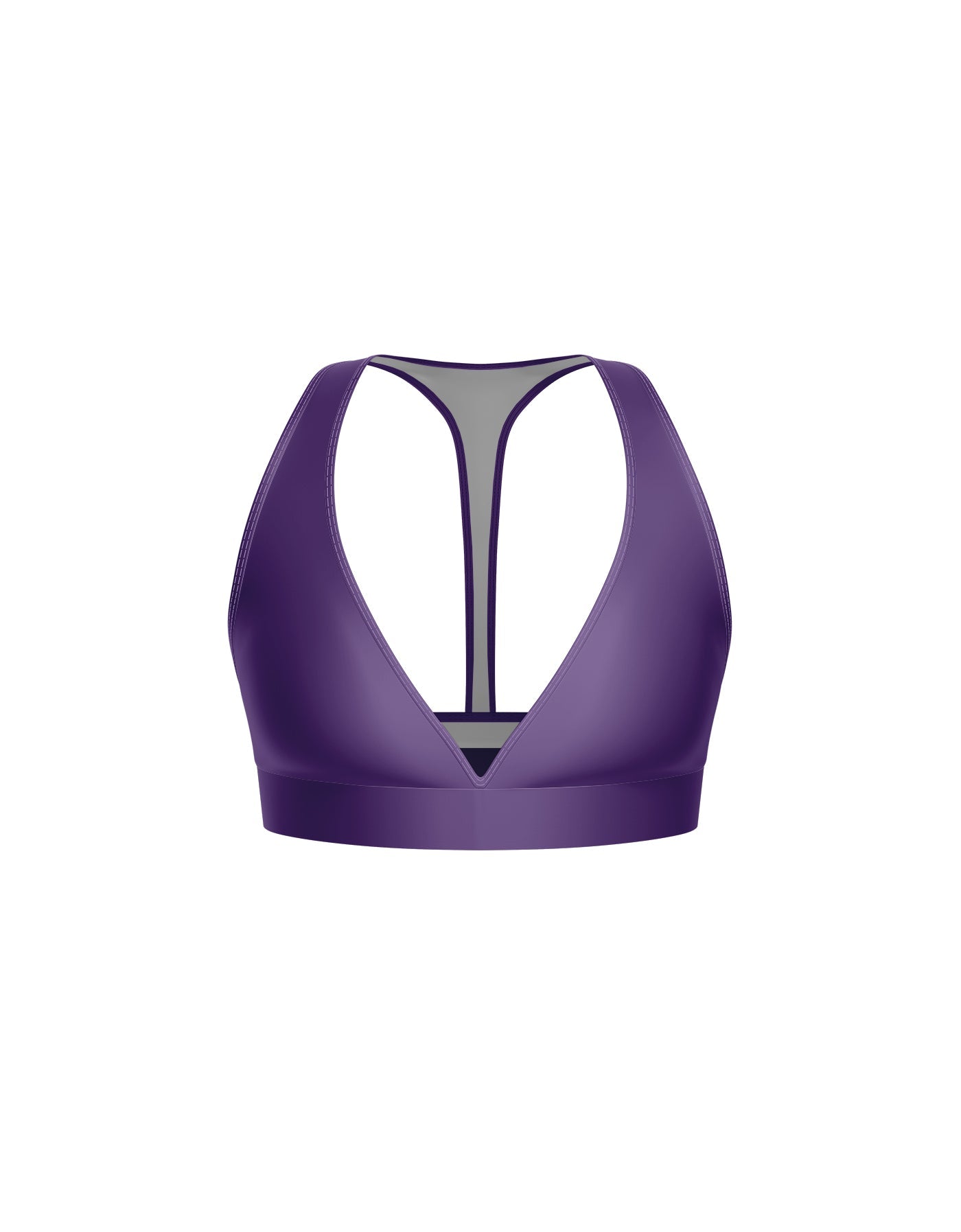 Solid Lycra Simple Bralette