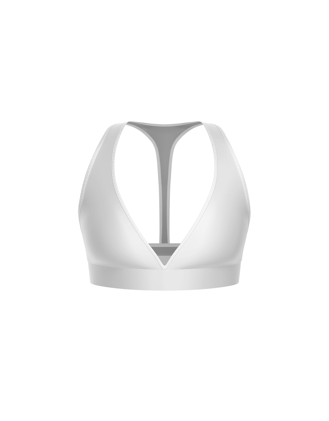 Solid Lycra Simple Bralette