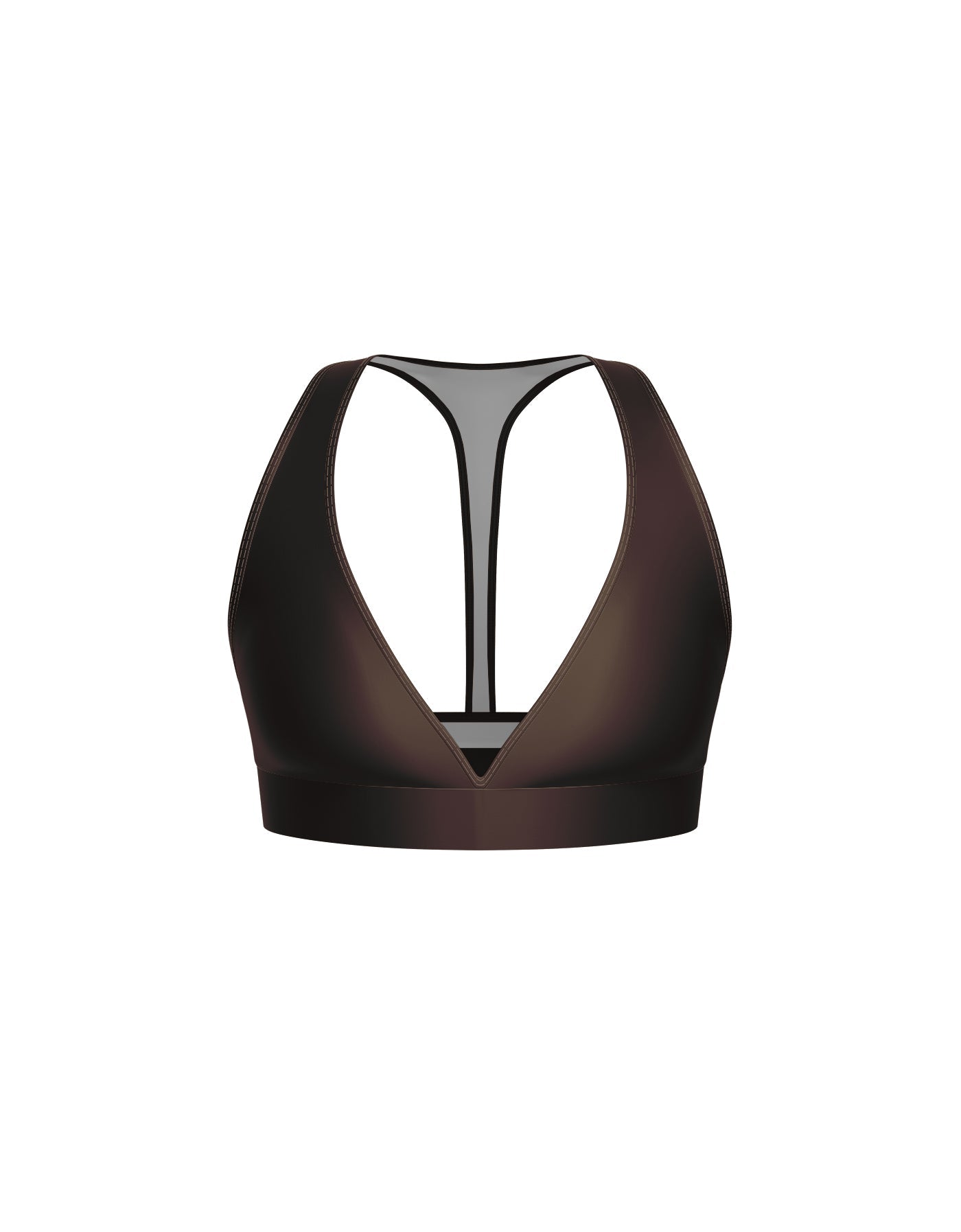 Solid Lycra Simple Bralette