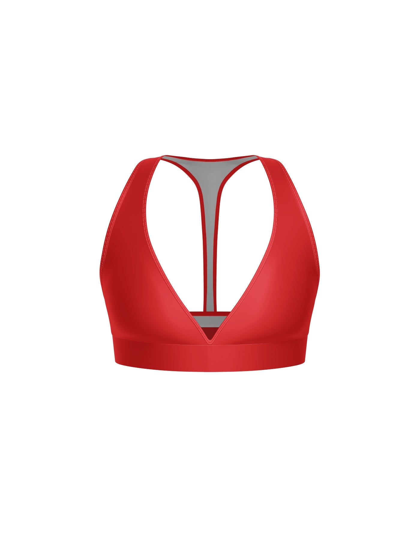 Solid Lycra Simple Bralette
