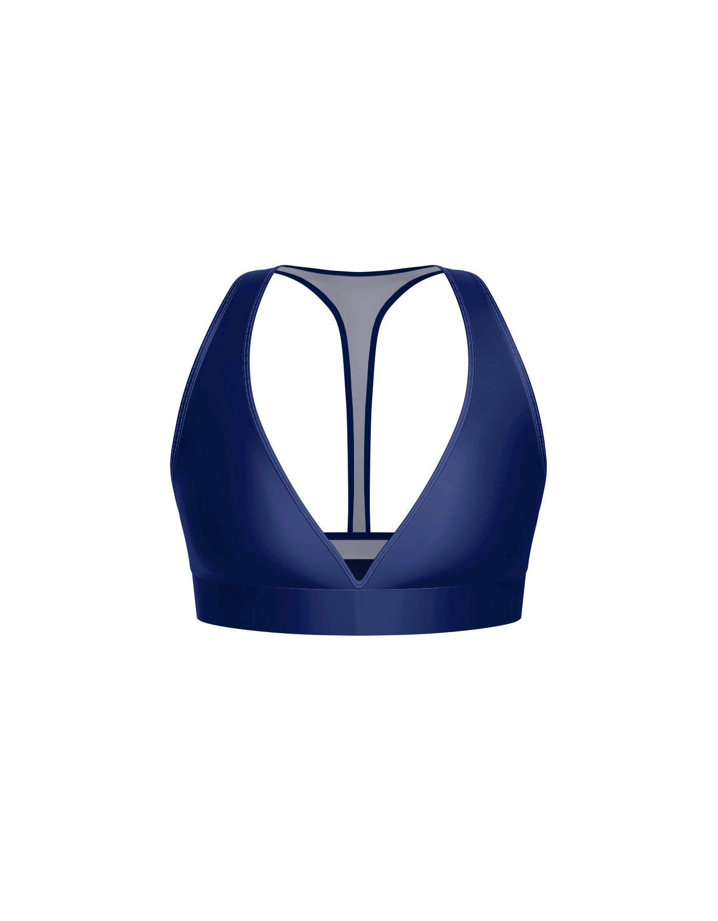 Solid Lycra Simple Bralette