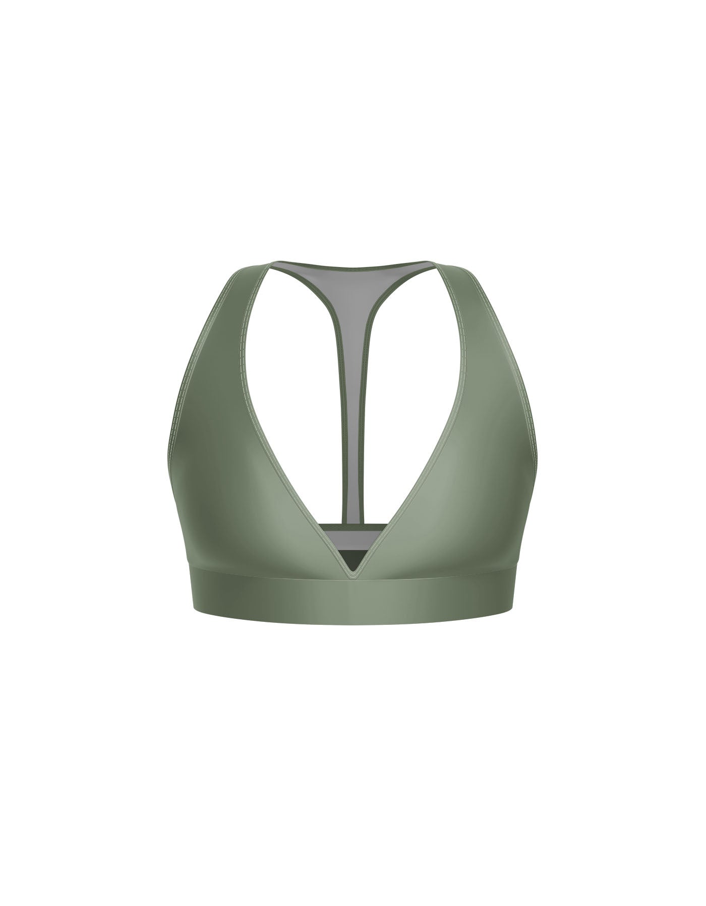 Solid Lycra Simple Bralette