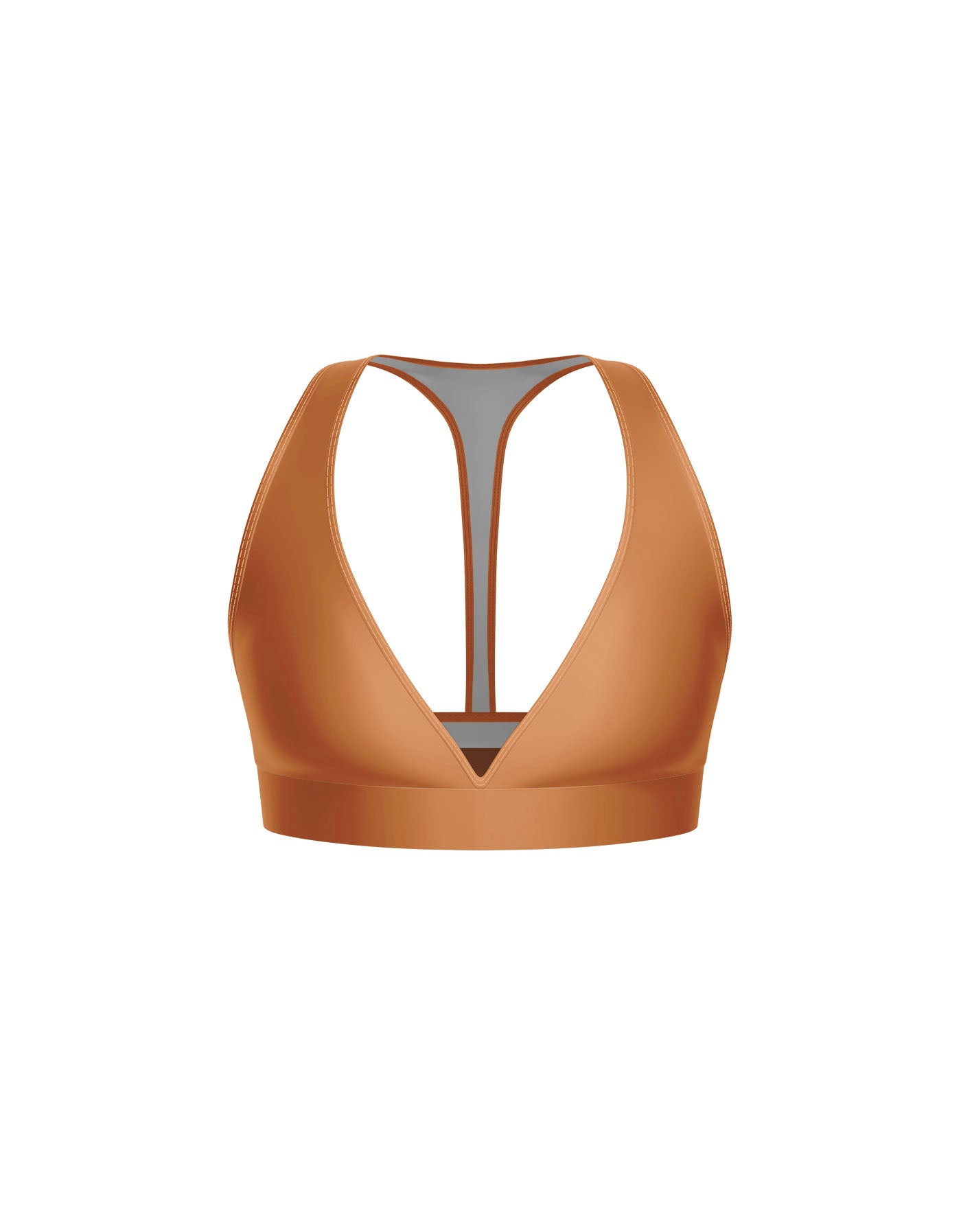 Solid Lycra Simple Bralette