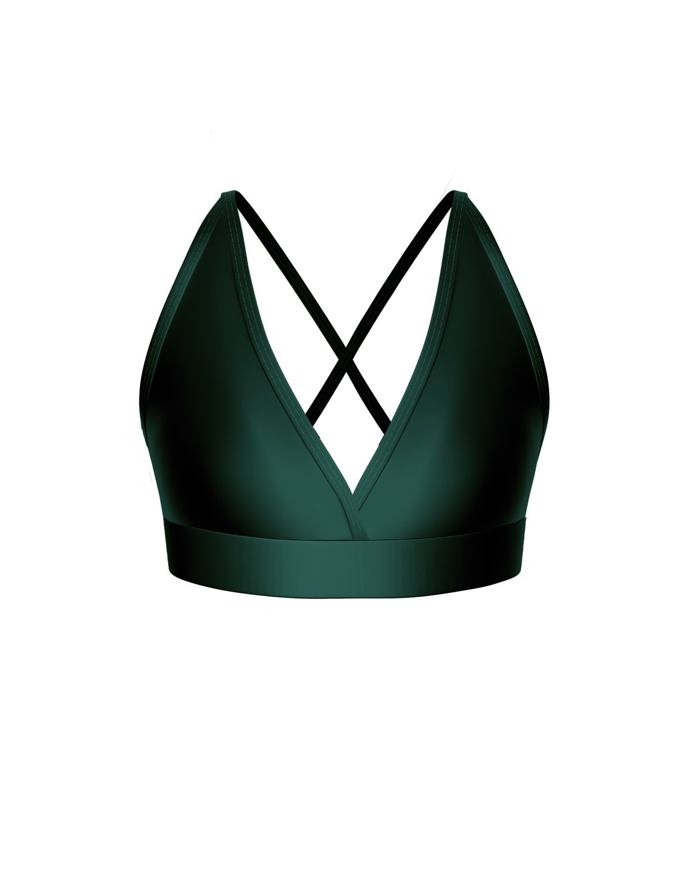Solid Lycra V Bra