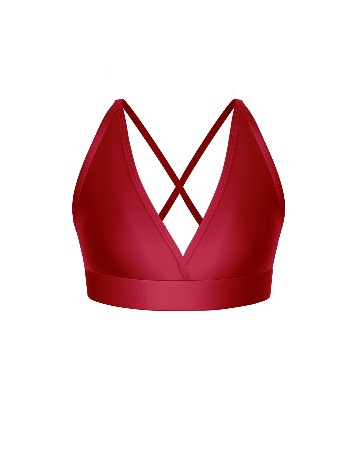 Solid Lycra V Bra