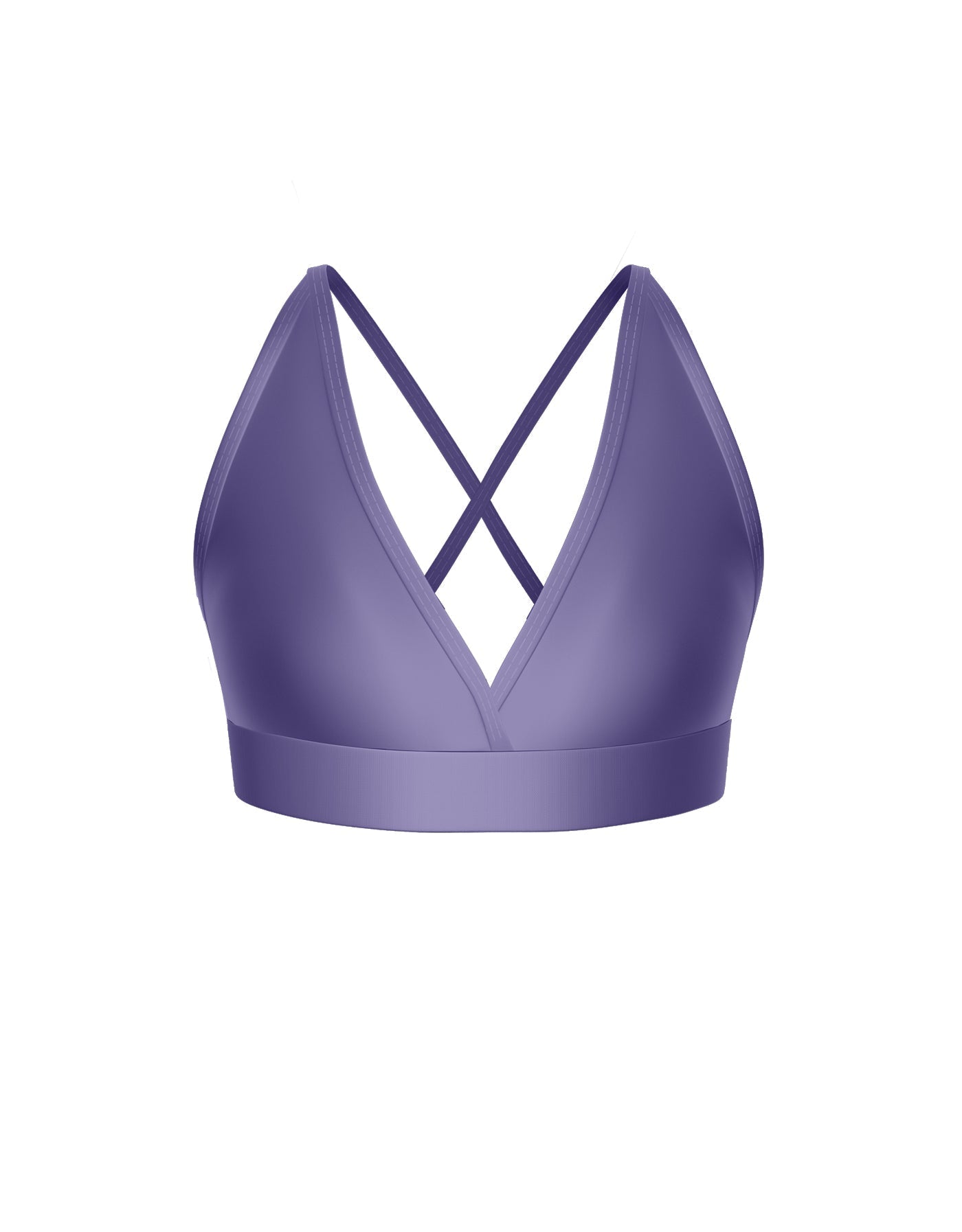 Solid Lycra V Bra