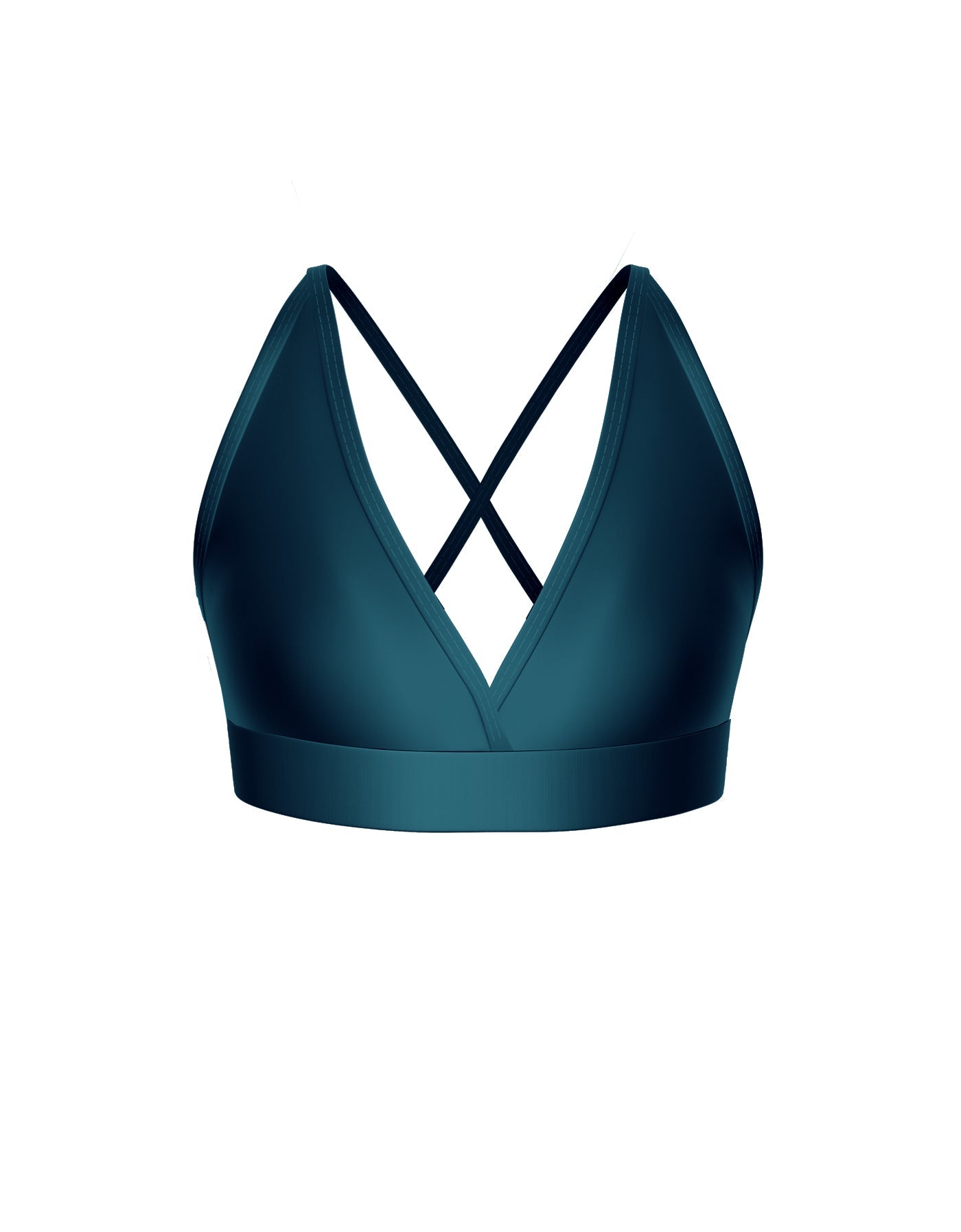 Solid Lycra V Bra