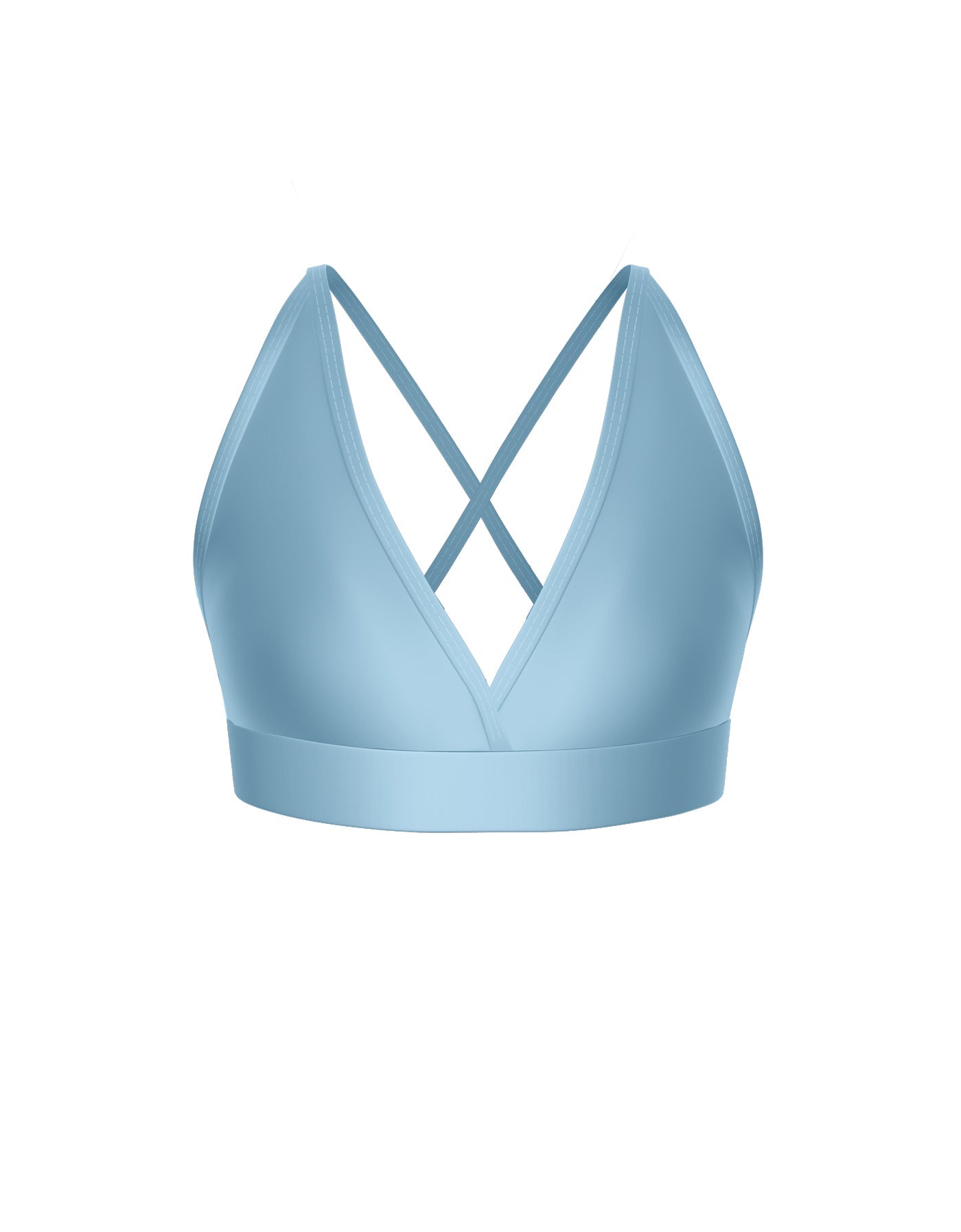 Solid Lycra V Bra