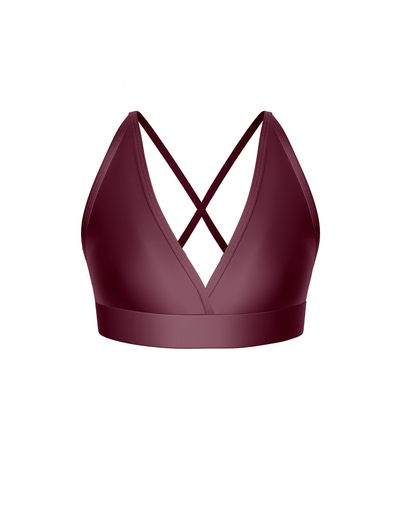 Solid Lycra V Bra