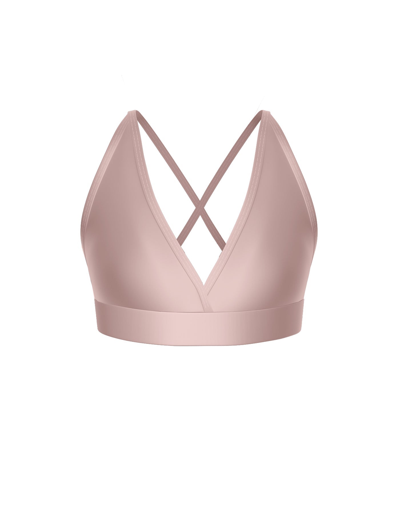 Solid Lycra V Bra