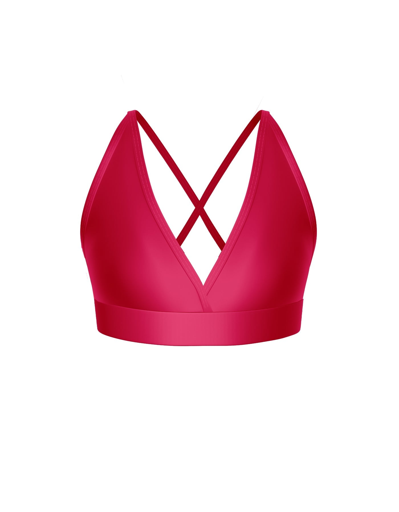 Solid Lycra V Bra
