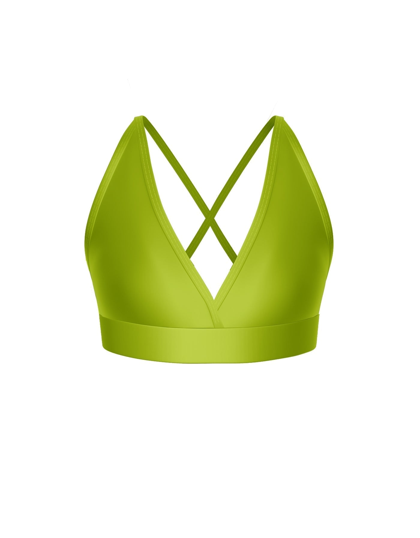 Solid Lycra V Bra