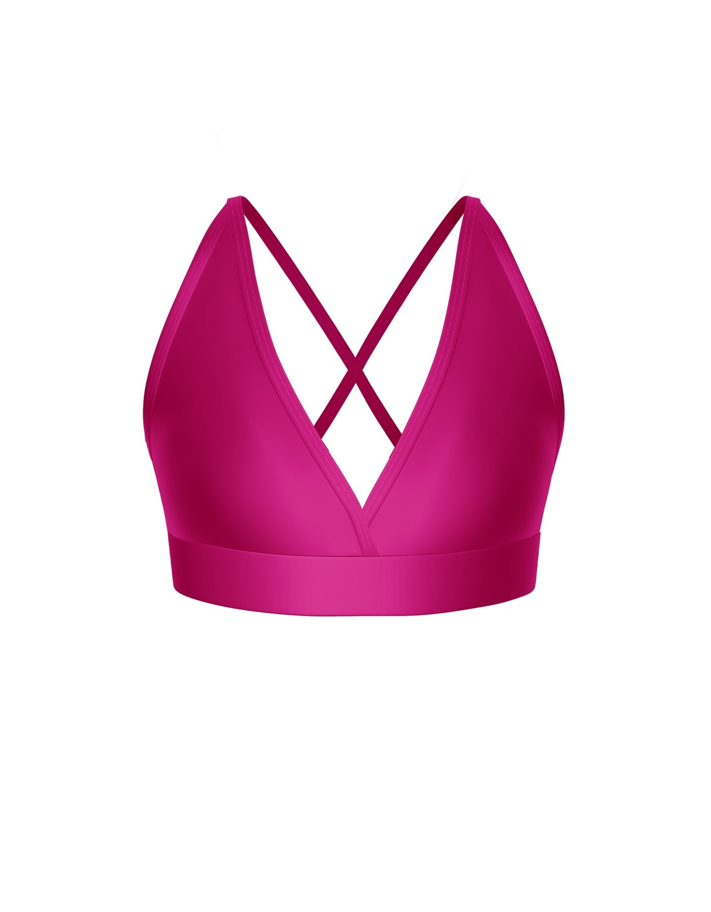 Solid Lycra V Bra