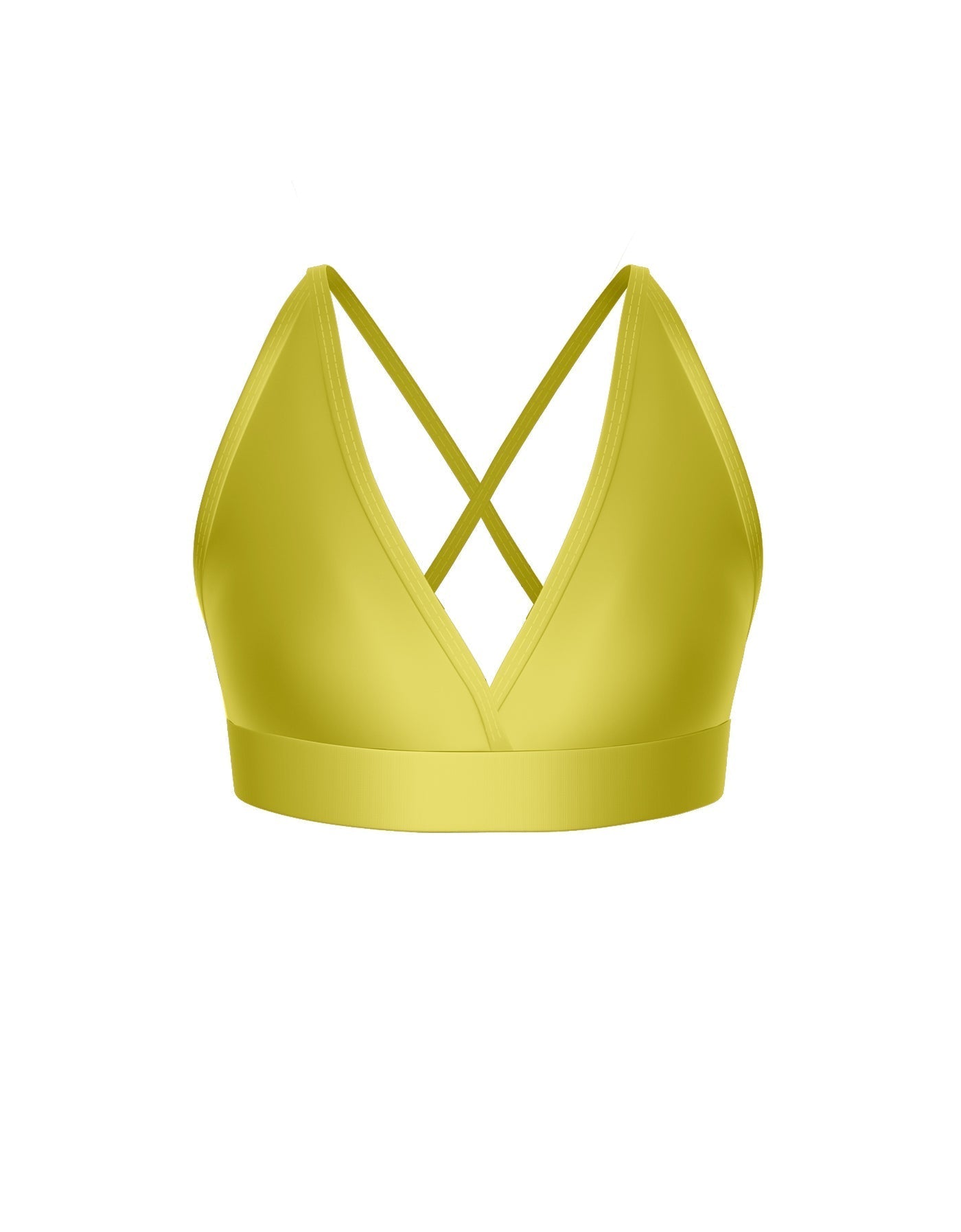 Solid Lycra V Bra