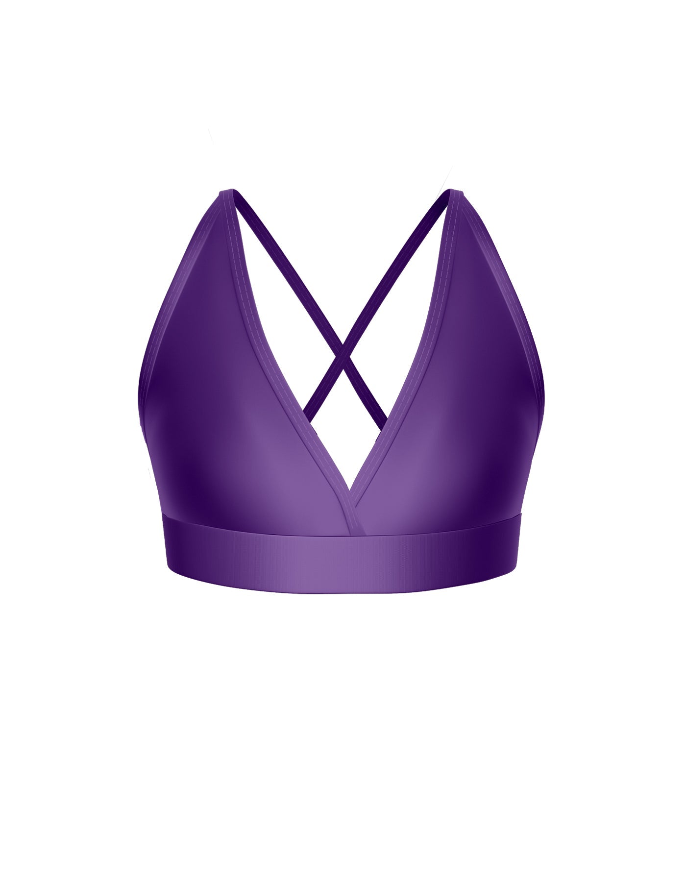Solid Lycra V Bra