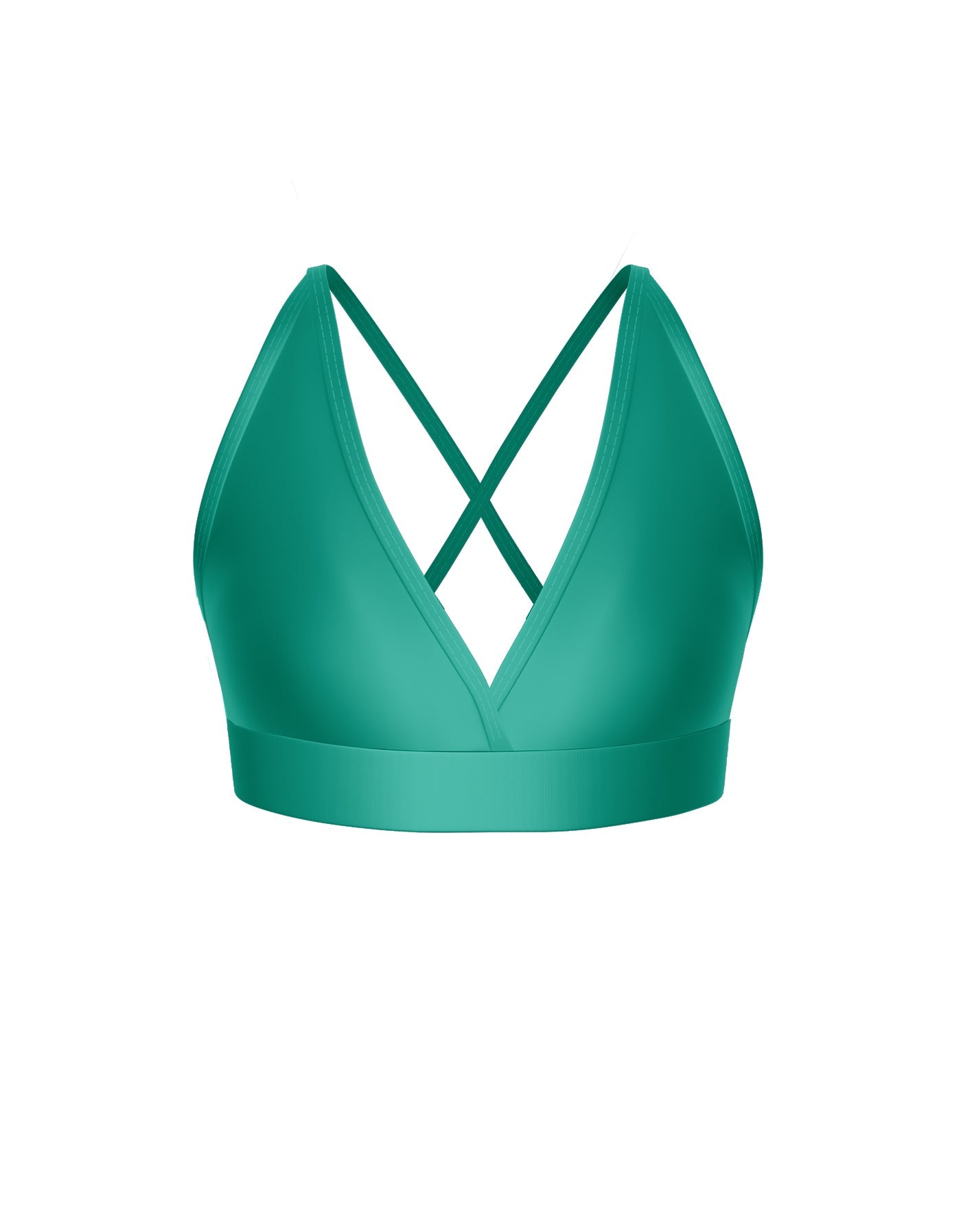 Solid Lycra V Bra