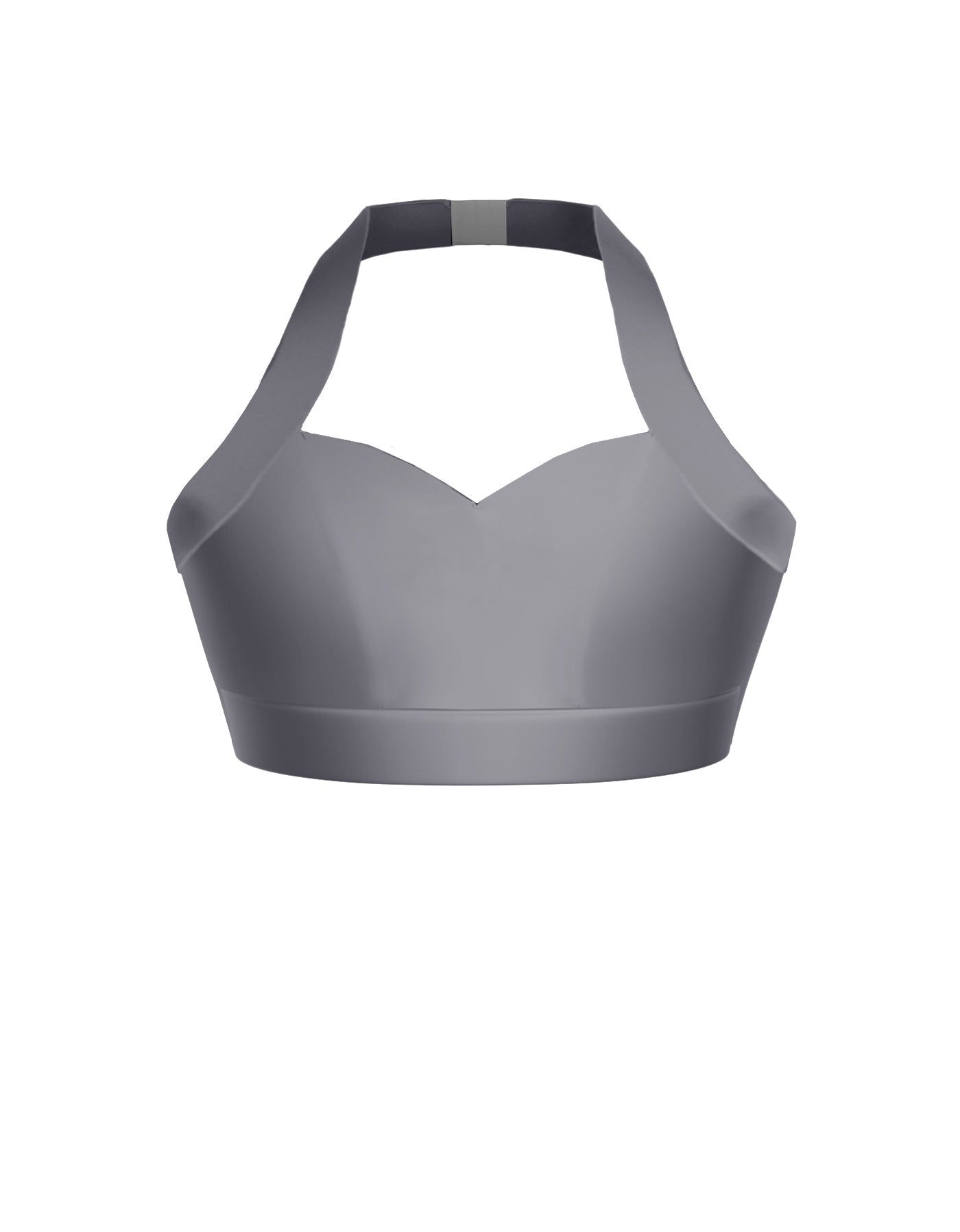 Solid Lycra Halter Sweetheart Bra