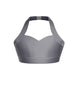 Solid Lycra Halter Sweetheart Bra