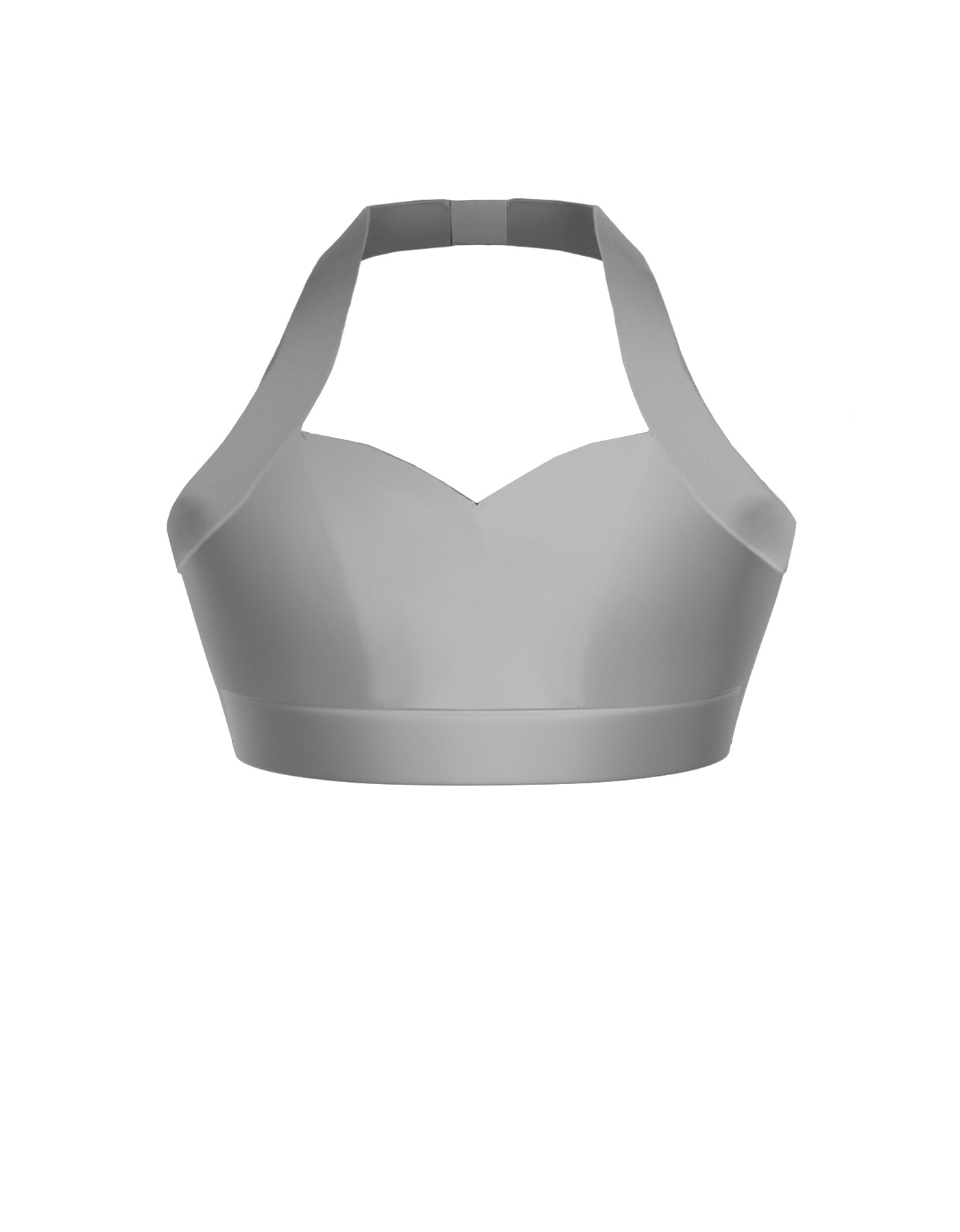 Solid Lycra Halter Sweetheart Bra