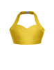 Solid Lycra Halter Sweetheart Bra