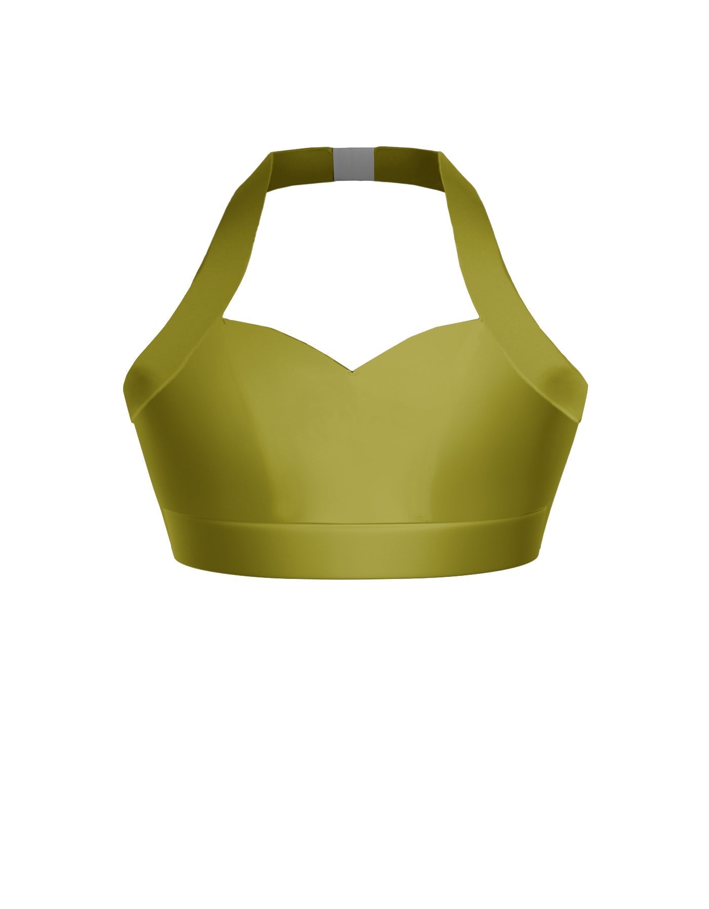 Solid Lycra Halter Sweetheart Bra