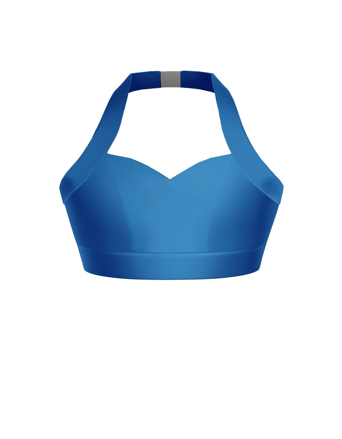 Solid Lycra Halter Sweetheart Bra