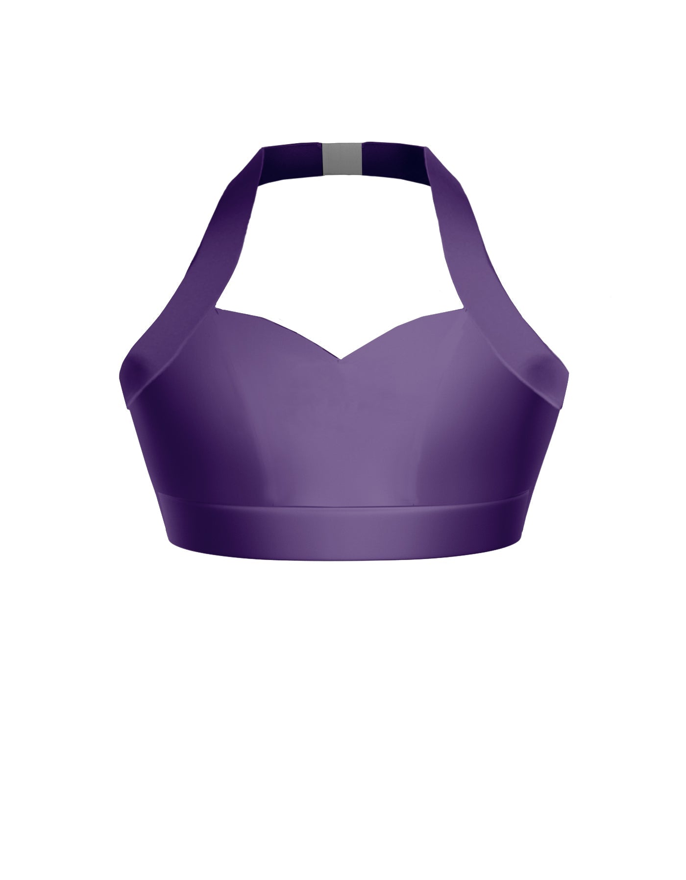Solid Lycra Halter Sweetheart Bra