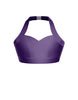Solid Lycra Halter Sweetheart Bra