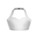 Solid Lycra Halter Sweetheart Bra