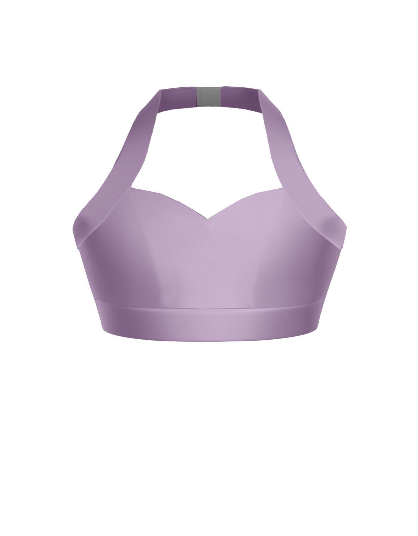 Solid Lycra Halter Sweetheart Bra