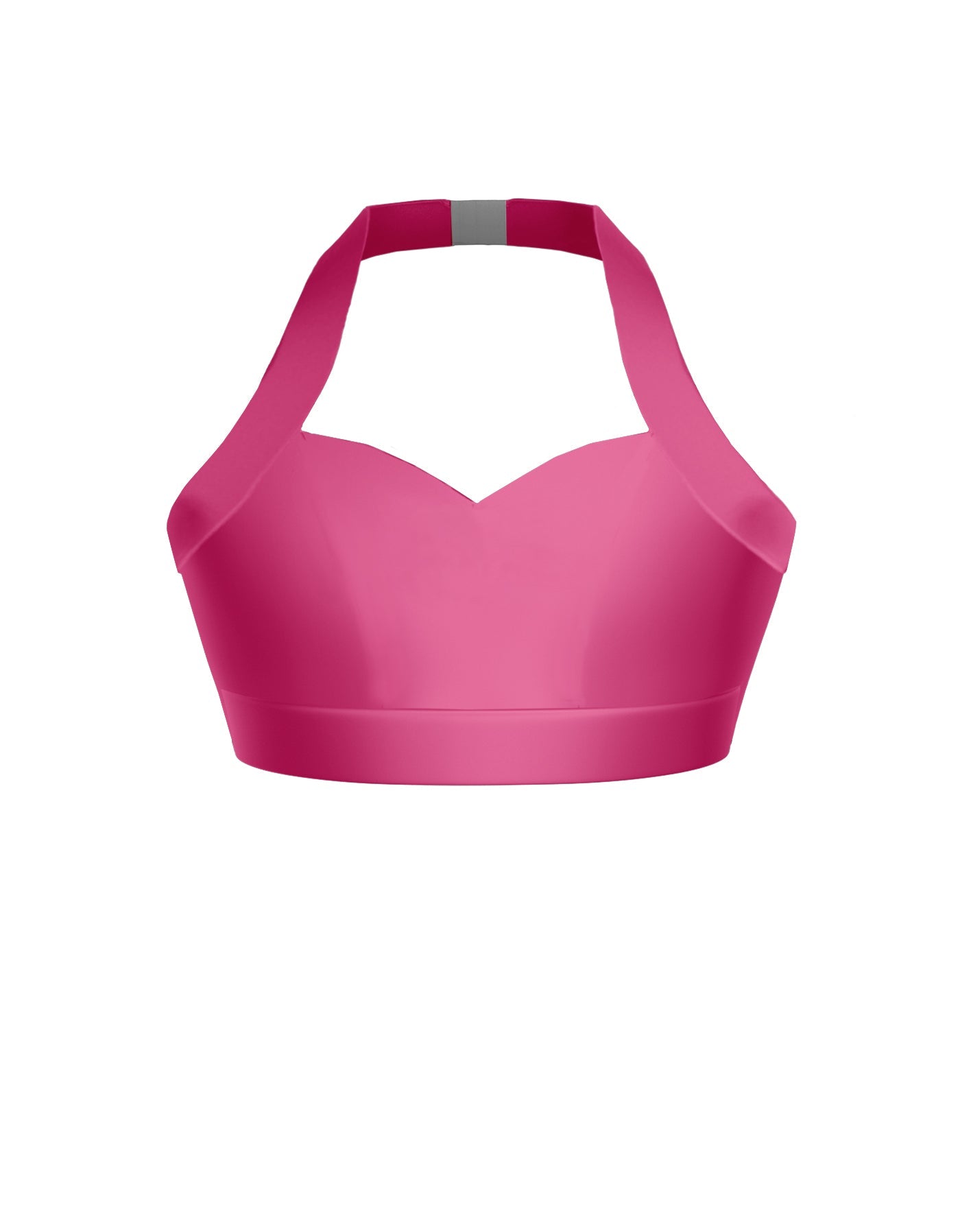 Solid Lycra Halter Sweetheart Bra