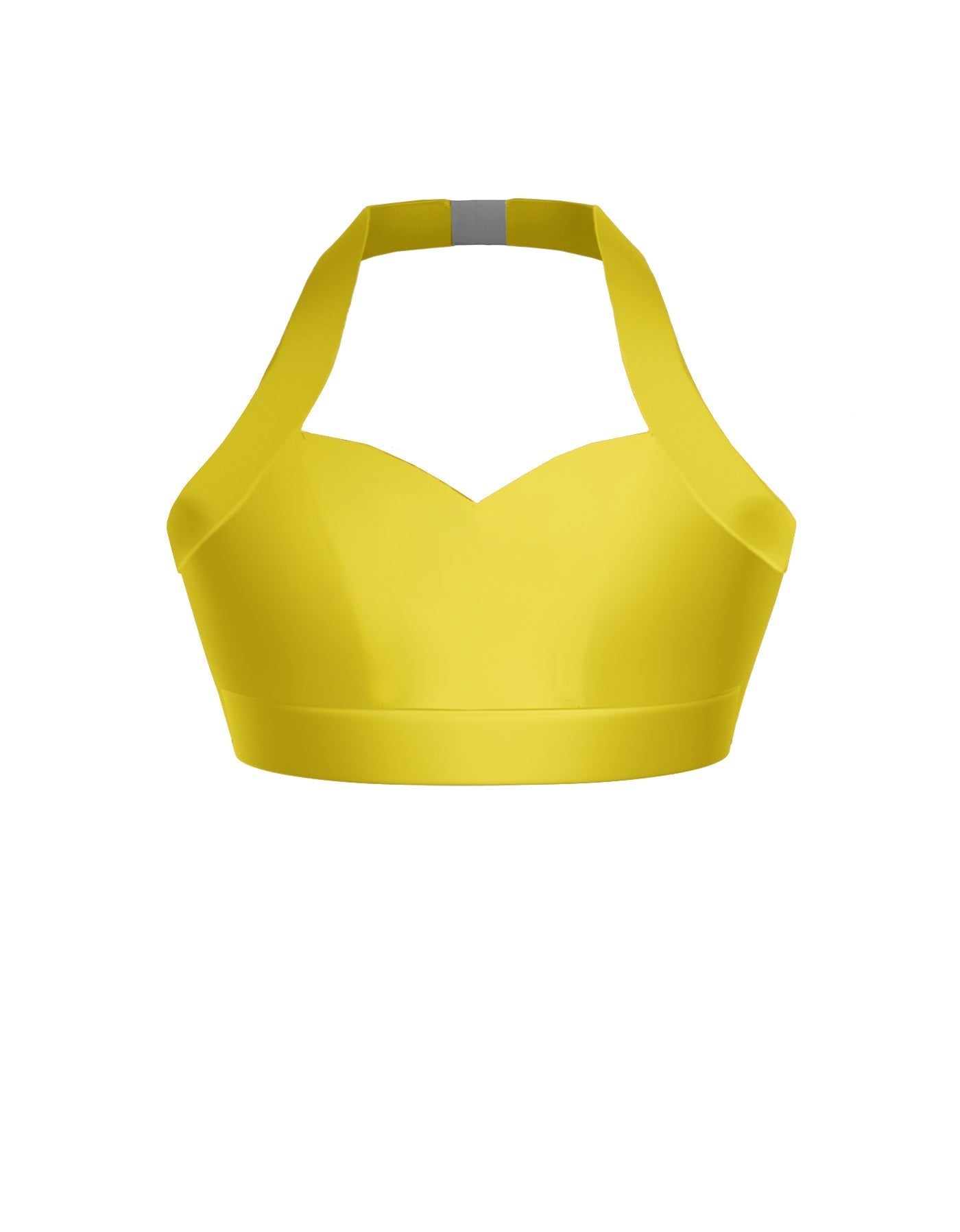 Solid Lycra Halter Sweetheart Bra