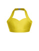 Solid Lycra Halter Sweetheart Bra