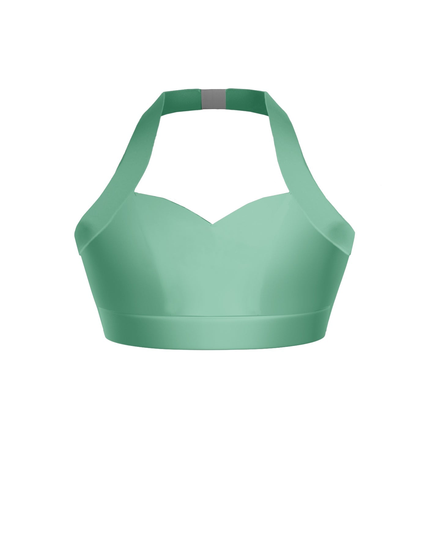 Solid Lycra Halter Sweetheart Bra