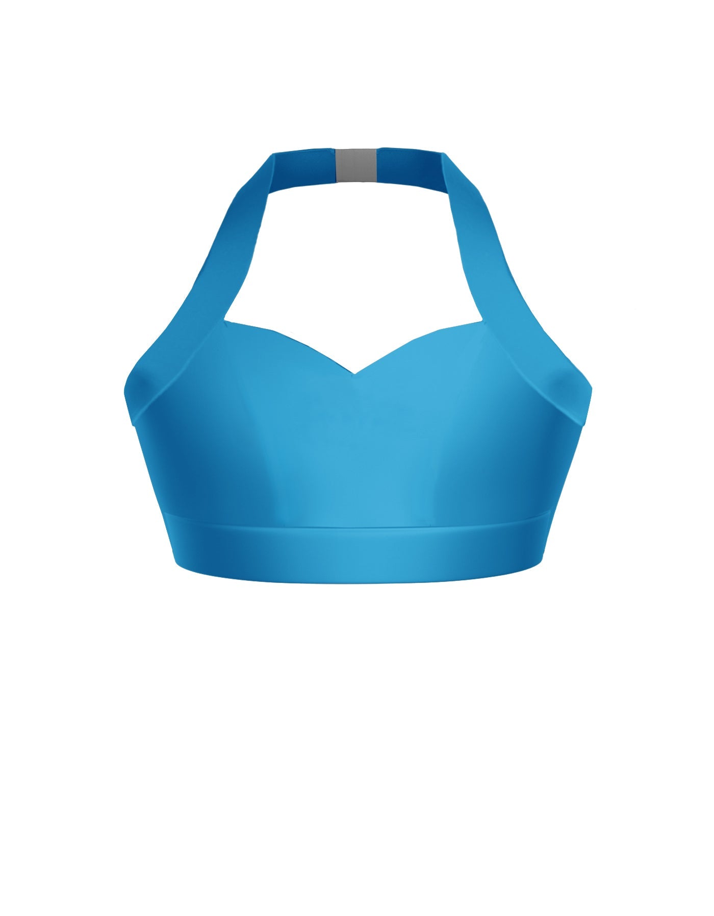 Solid Lycra Halter Sweetheart Bra